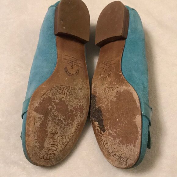 GAP Light Blue Suede Loafers - Size 7 - Picture 11 of 11